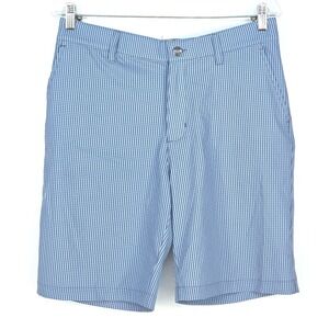 Adidas Ultimate 365 Golf Shorts Men 32 Gingham Check Stretch Performance Classic